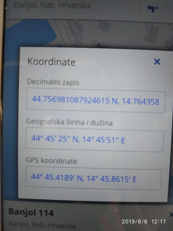 Apartmani Ivic Paka Rab Banjol Екстер'єр фото